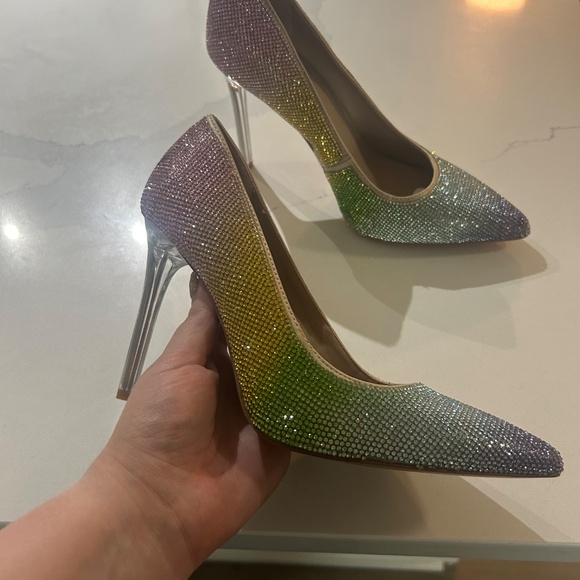 Size 7.5 Mix No.6 Rainbow Heels - Picture 2 of 4